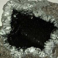 Manganite With Pyrolusite