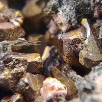Prehnite Albite Magnetite Pyrite Tremolite Ferro-actinolite Calcite & Titanite