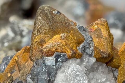 Mineral Images Only: Chalcopyrite & Tetrahedrite