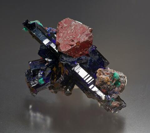Mineral Images Only: Azurite & Cuprite