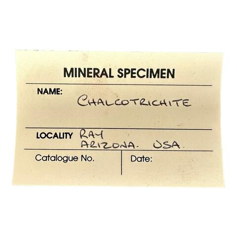 Label Images - only: Chalcotrichite