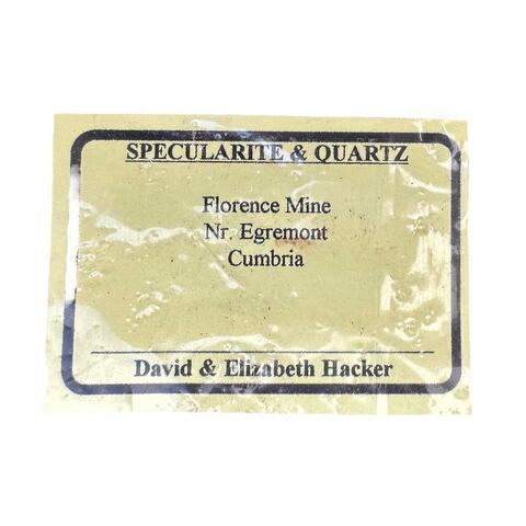 Label Images - only: Specularite & Quartz