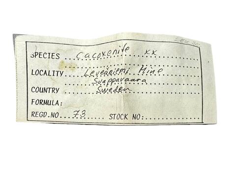 Label Images - only: Cacoxenite