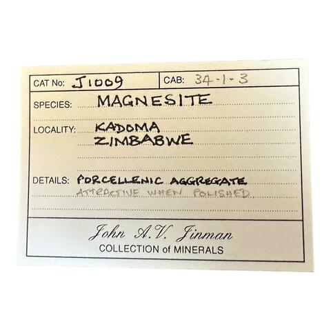 Label Images - only: Magnesite