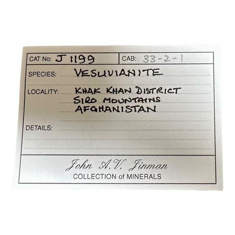 Label Images - only: Vesuvianite