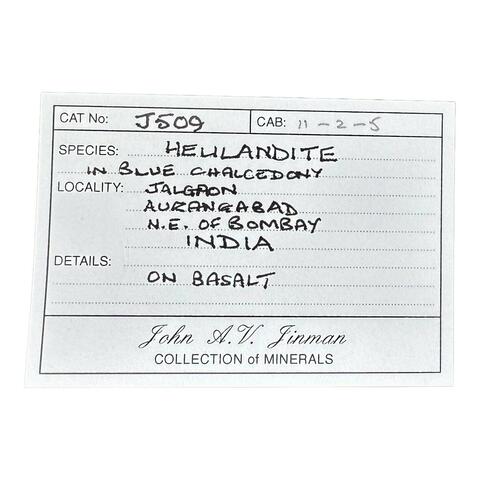 Label Images - only: Heulandite & Chalcedony