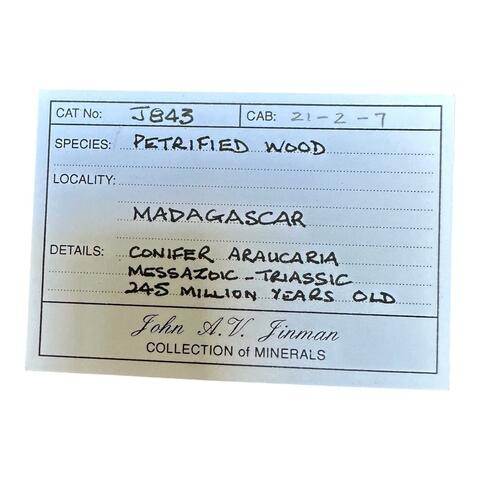 Label Images - only: Petrified Wood