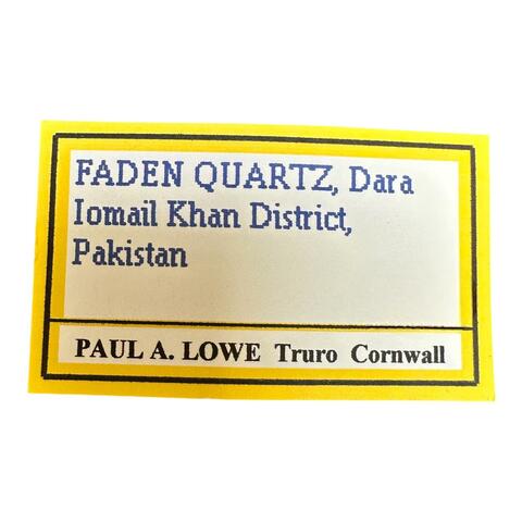 Label Images - only: Faden Quartz