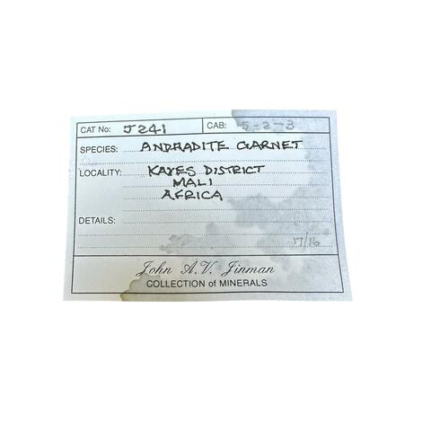 Label Images - only: Andradite