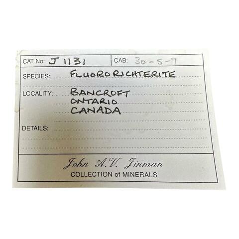 Label Images - only: Fluoro-richterite