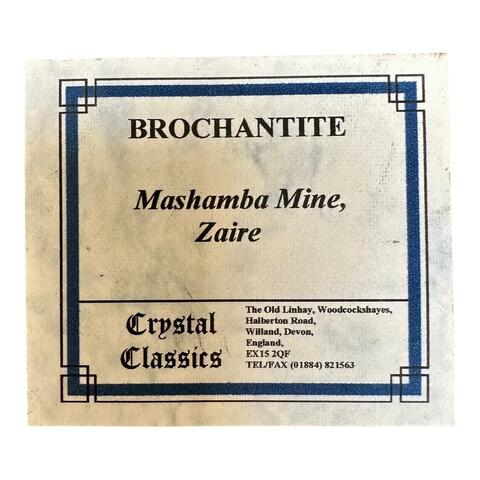 Label Images - only: Brochantite