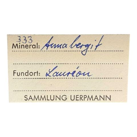 Label Images - only: Annabergite