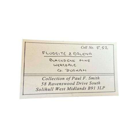 Label Images - only: Fluorite & Galena