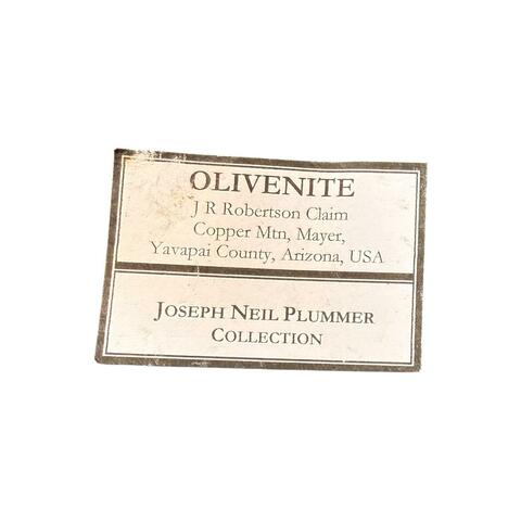 Label Images - only: Olivenite & Cornwallite