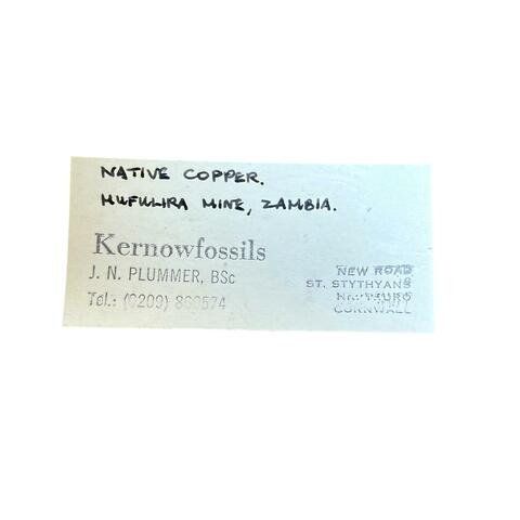 Label Images - only: Native Copper