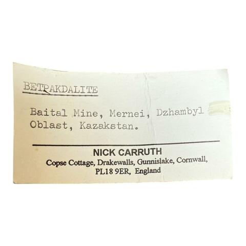 Label Images - only: Betpakdalite-CaCa