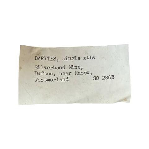 Label Images - only: Baryte