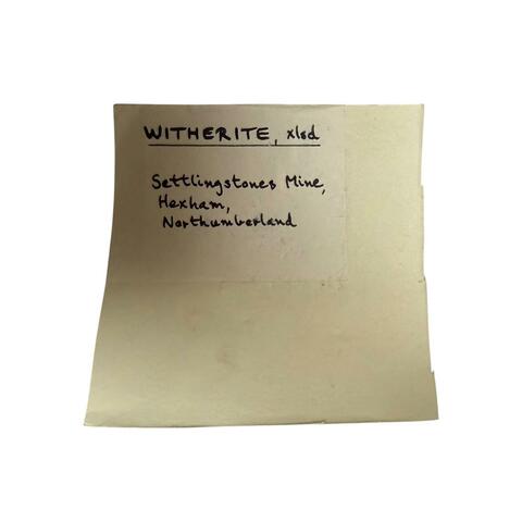 Label Images - only: Witherite