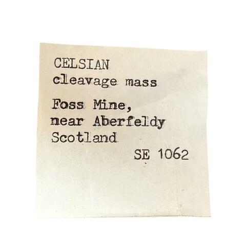 Label Images - only: Celsian