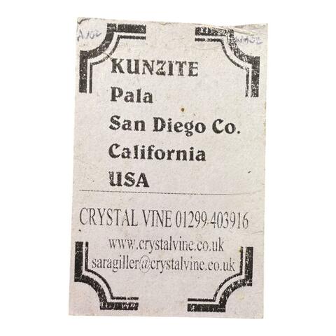 Label Images - only: Kunzite