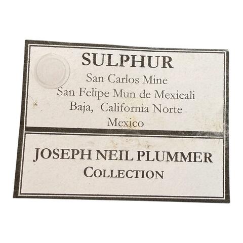 Label Images - only: Native Sulphur & Gypsum