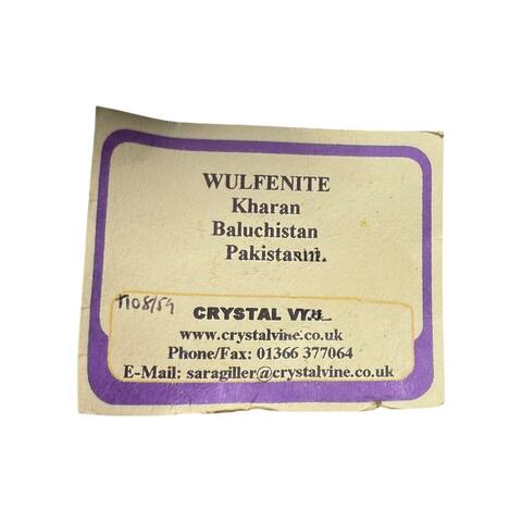 Label Images - only: Wulfenite