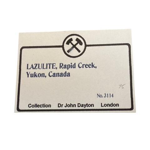 Label Images - only: Lazulite & Siderite