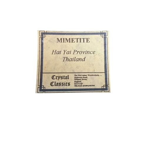 Label Images - only: Mimetite