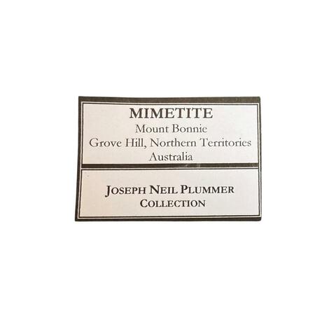 Label Images - only: Mimetite