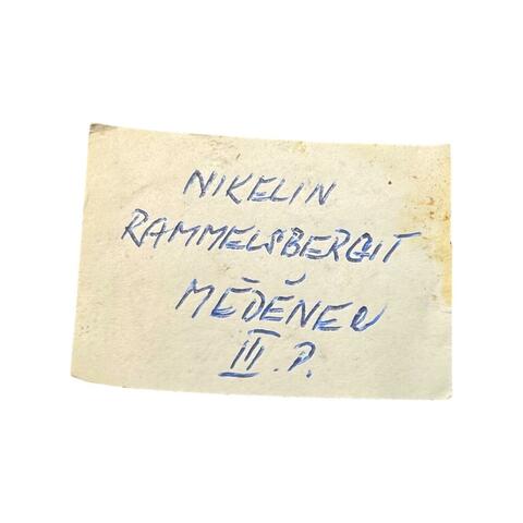 Label Images - only: Nickeline Skutterudite & Dolomite With Rammelsbergite