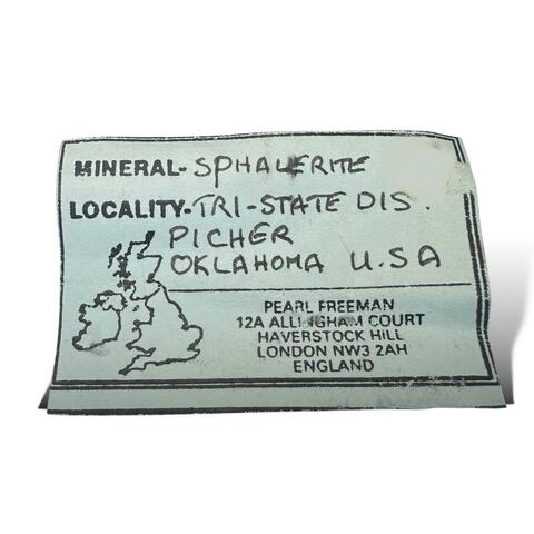 Label Images - only: Sphalerite