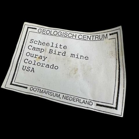 Label Images - only: Scheelite