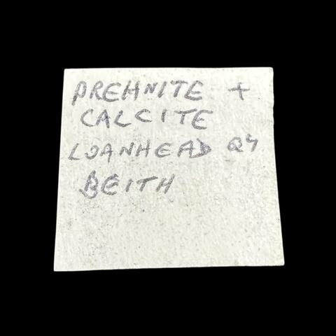 Label Images - only: Prehnite & Calcite