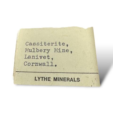 Label Images - only: Cassiterite