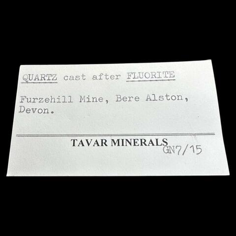 Label Images - only: Quartz Cast Fluorite