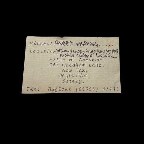 Label Images - only: Smoky Quartz