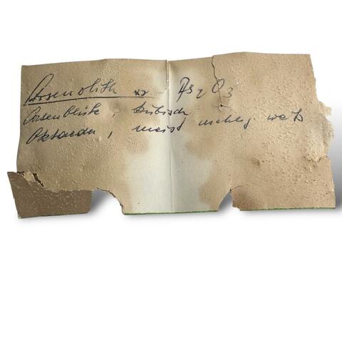 Label Images - only: Claudetite With Arsenolite On Native Arsenic