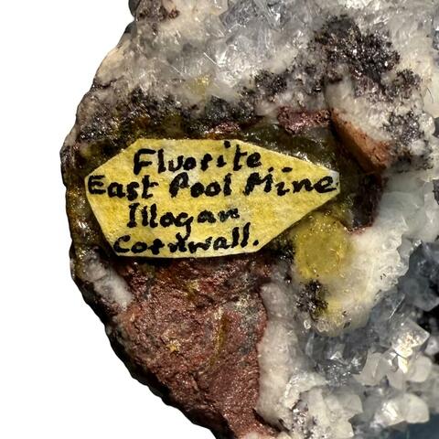 Label Images - only: Fluorite Hematite & Quartz