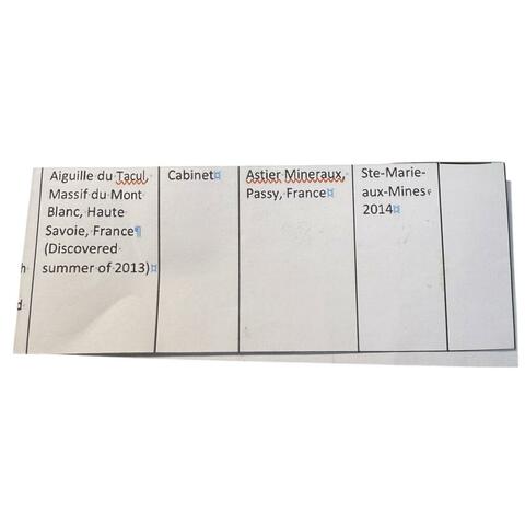 Label Images - only: Smoky Quartz Gwindel