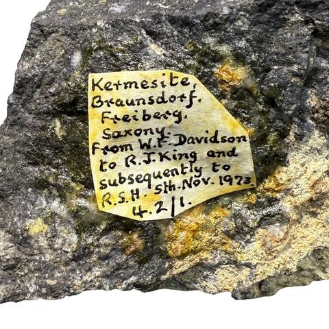 Label Images - only: Kermesite & Quartz