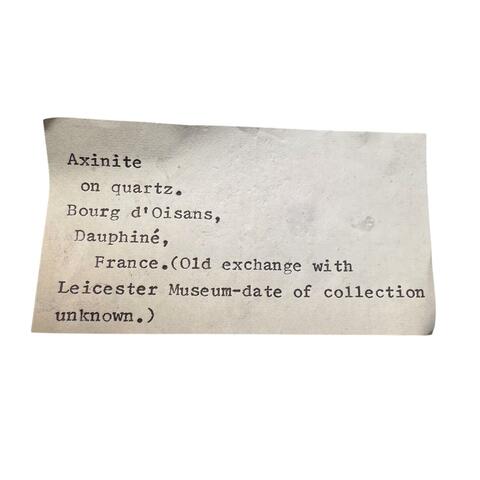 Label Images - only: Axinite