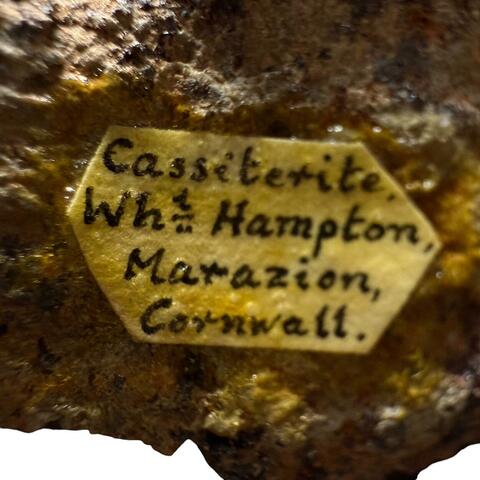 Label Images - only: Cassiterite