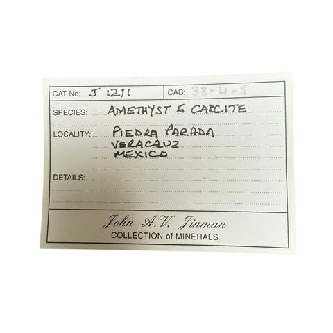 Label Images - only: Amethyst & Calcite