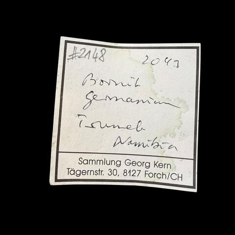 Label Images - only: Bornite & Germanite