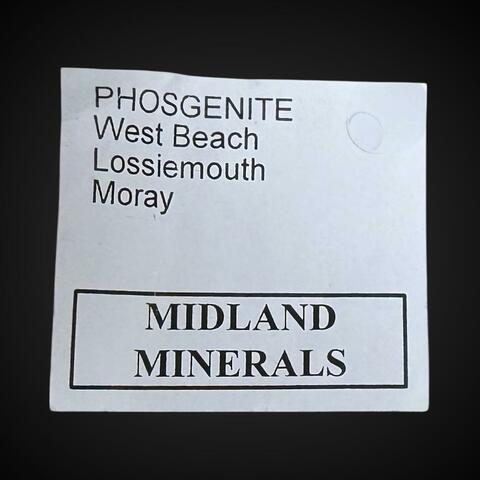 Label Images - only: Phosgenite & Galena