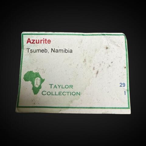 Label Images - only: Azurite With Malachite