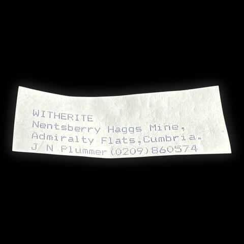 Label Images - only: Witherite