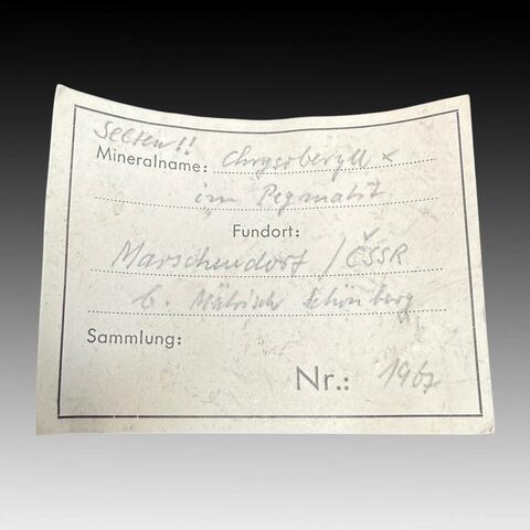 Label Images - only: Chrysoberyl