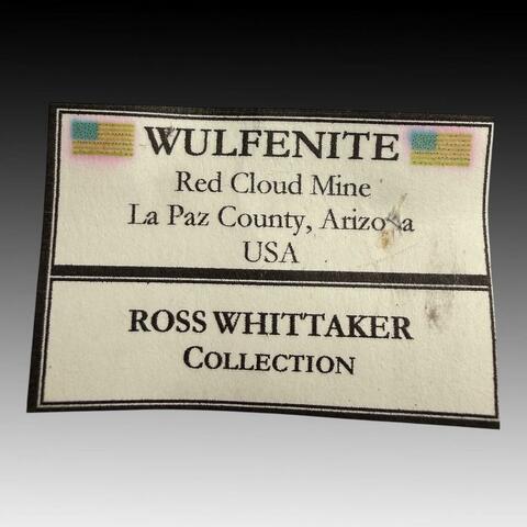 Label Images - only: Wulfenite