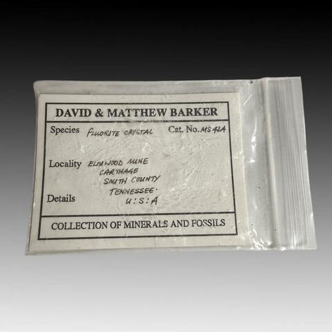 Label Images - only: Fluorite On Dolomite